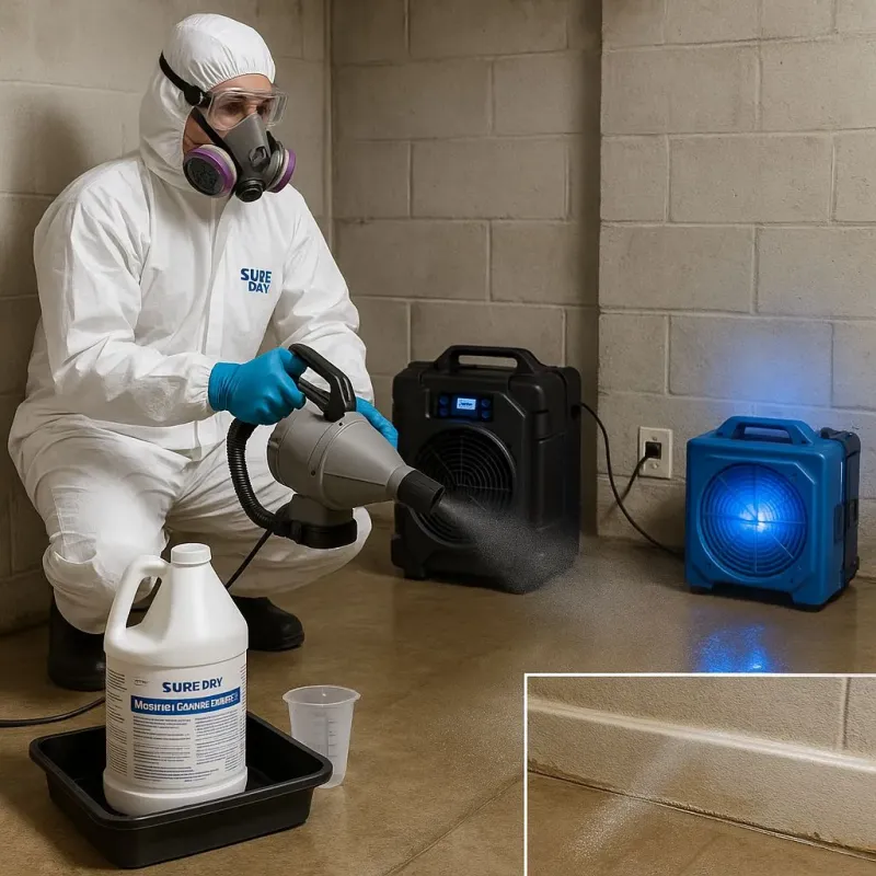 Sanitization and Odor Removal process in Carolina Beach, NC