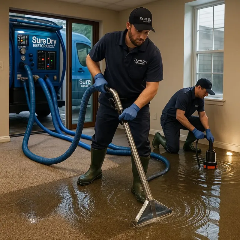 Water Extraction and Removal process in Carolina Beach, NC